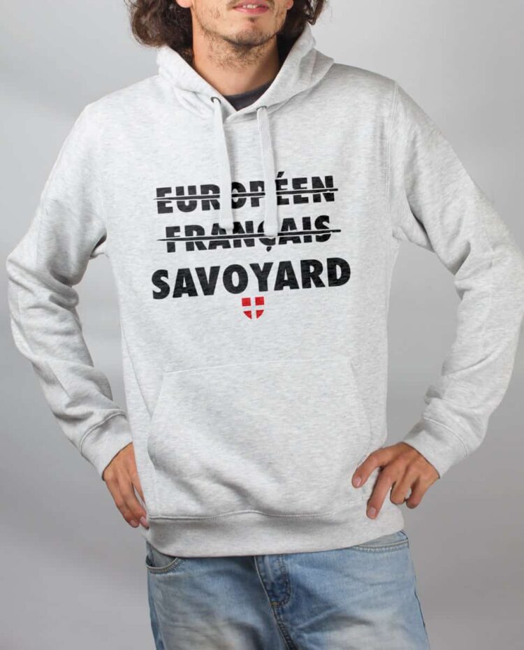 Sweat Blanc homme Europeen francais savoyard