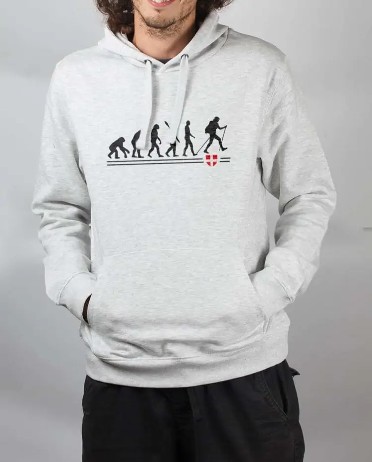 Sweat Blanc homme evolution randonnee