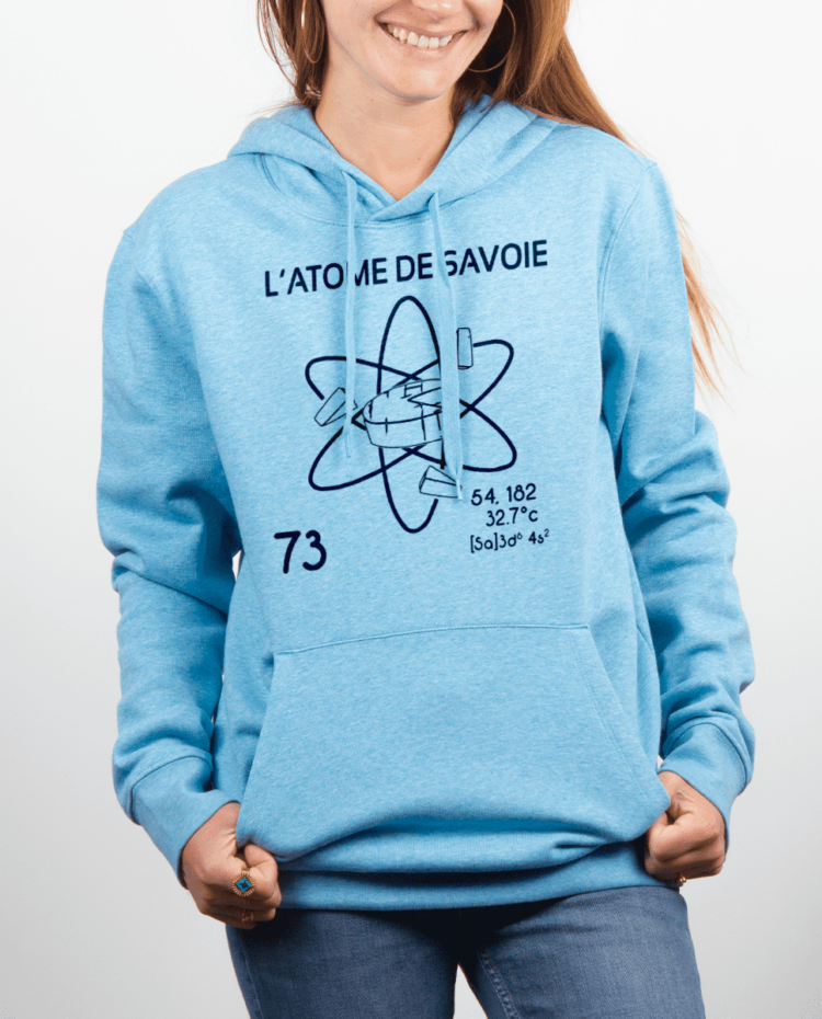 Sweat Femme Bleu Ciel atome de savoie 73