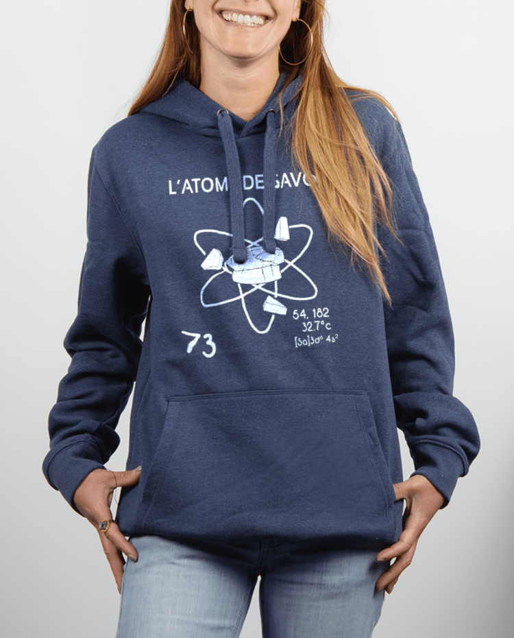 Sweat femme Bleu Jean atome de savoie 73