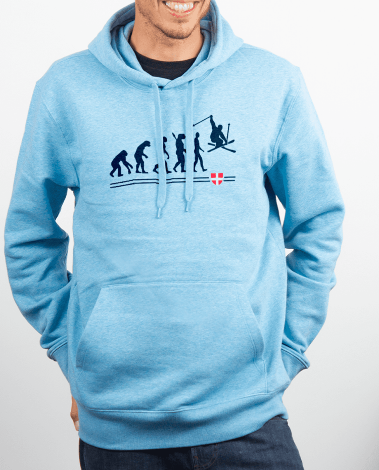 Sweat homme Bleu cie Evo Ski