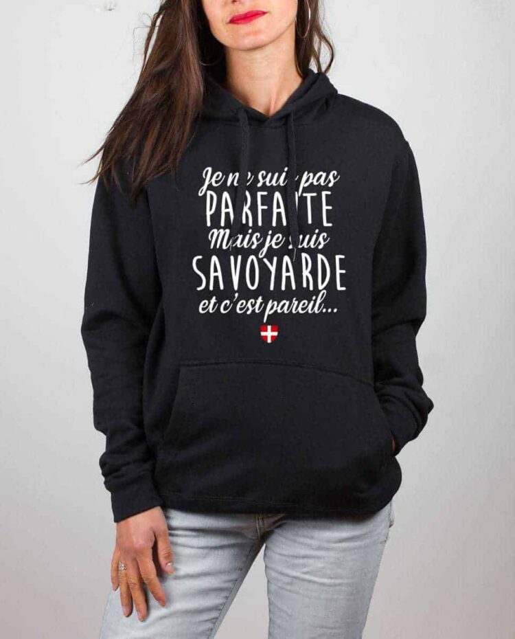 Sweat noir femme Parfaite Savoyarde