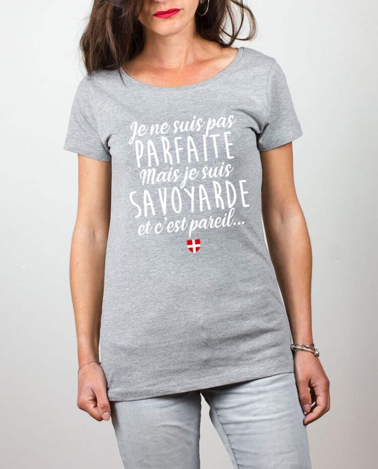 T shirt gris femme Parfaite Savoyarde