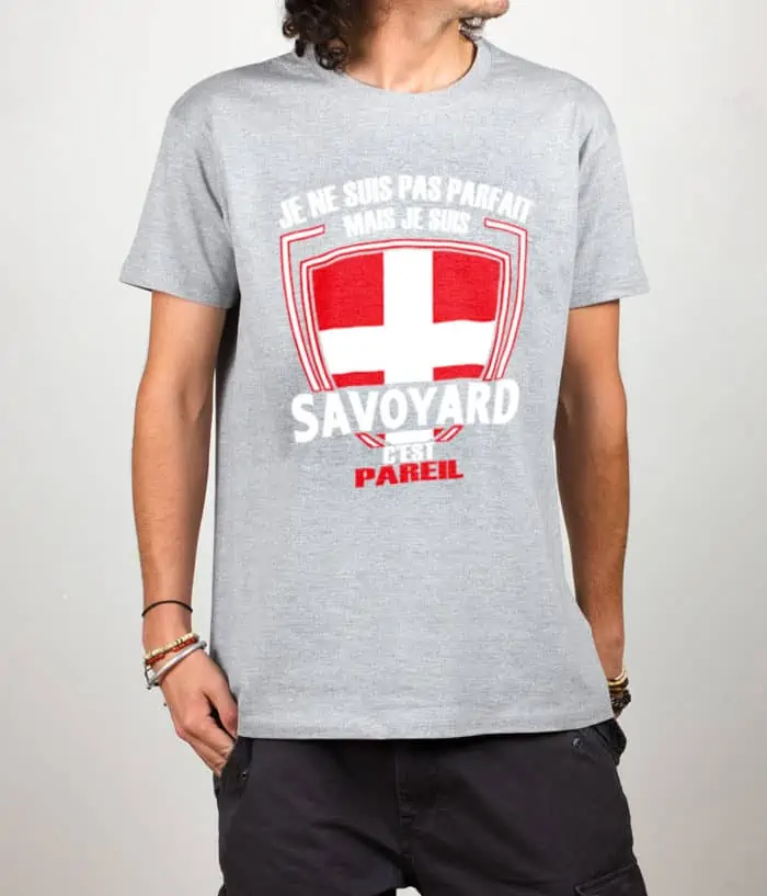 T shirt gris homme Parfait Savoyard