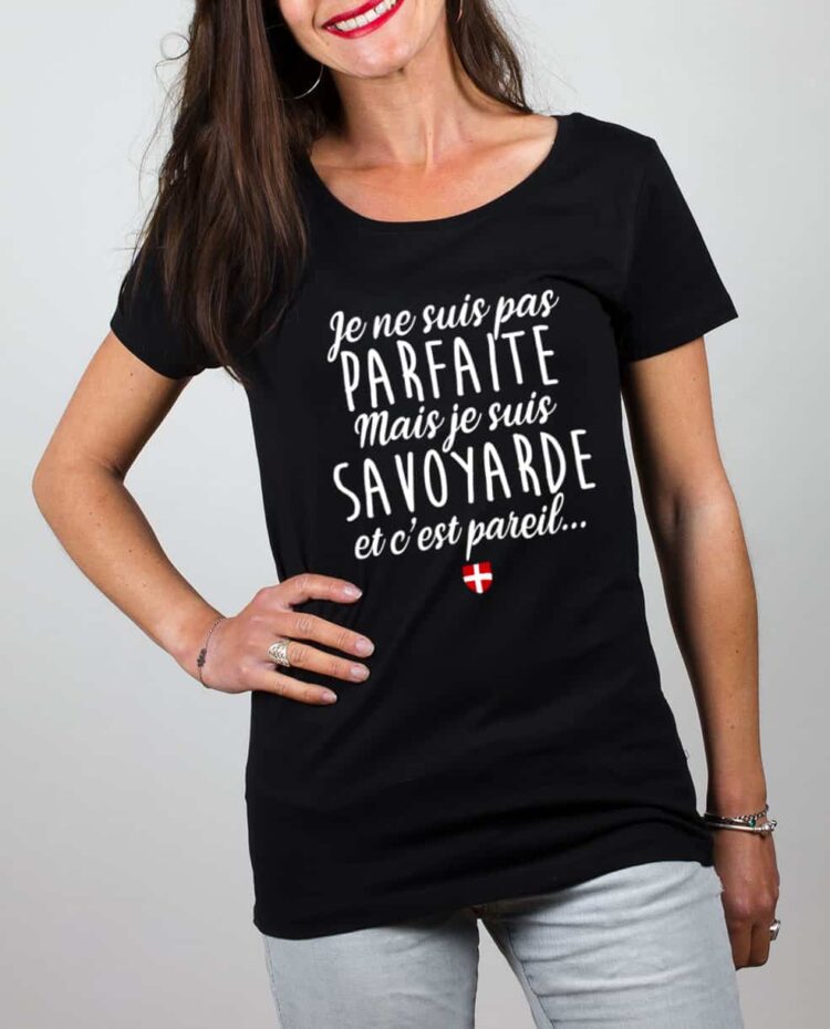 T shirt noir femme Parfaite Savoyarde