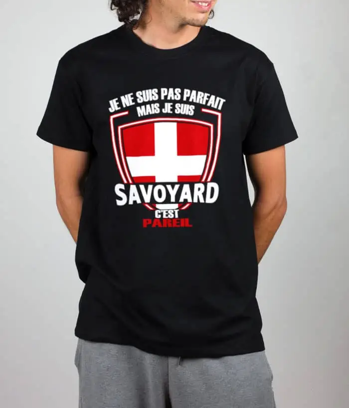T shirt noir homme Parfait Savoyard