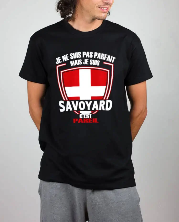 T shirt noir homme Parfait Savoyard