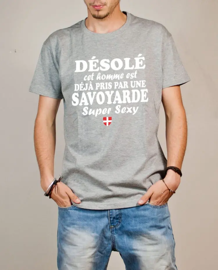 desole cet homme savoie t shirt homme gris