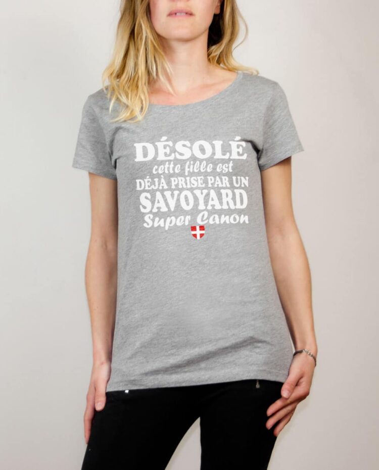 desole cette femme savoie t shirt femme gris