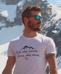 pres des cime homme blanc