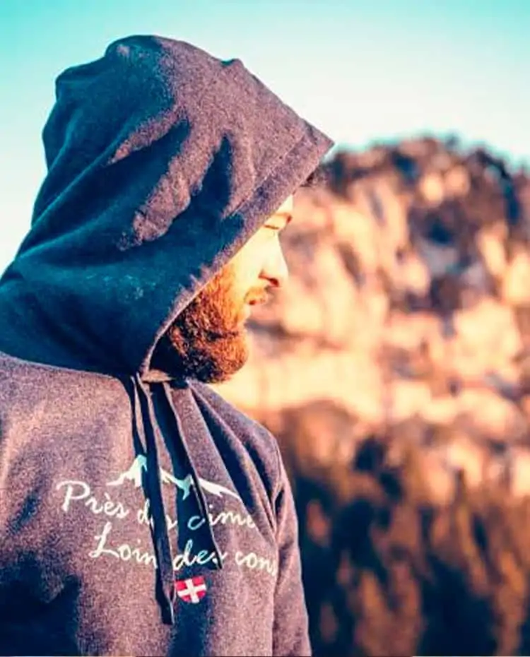 sweat homme pres des cimes les savoyards