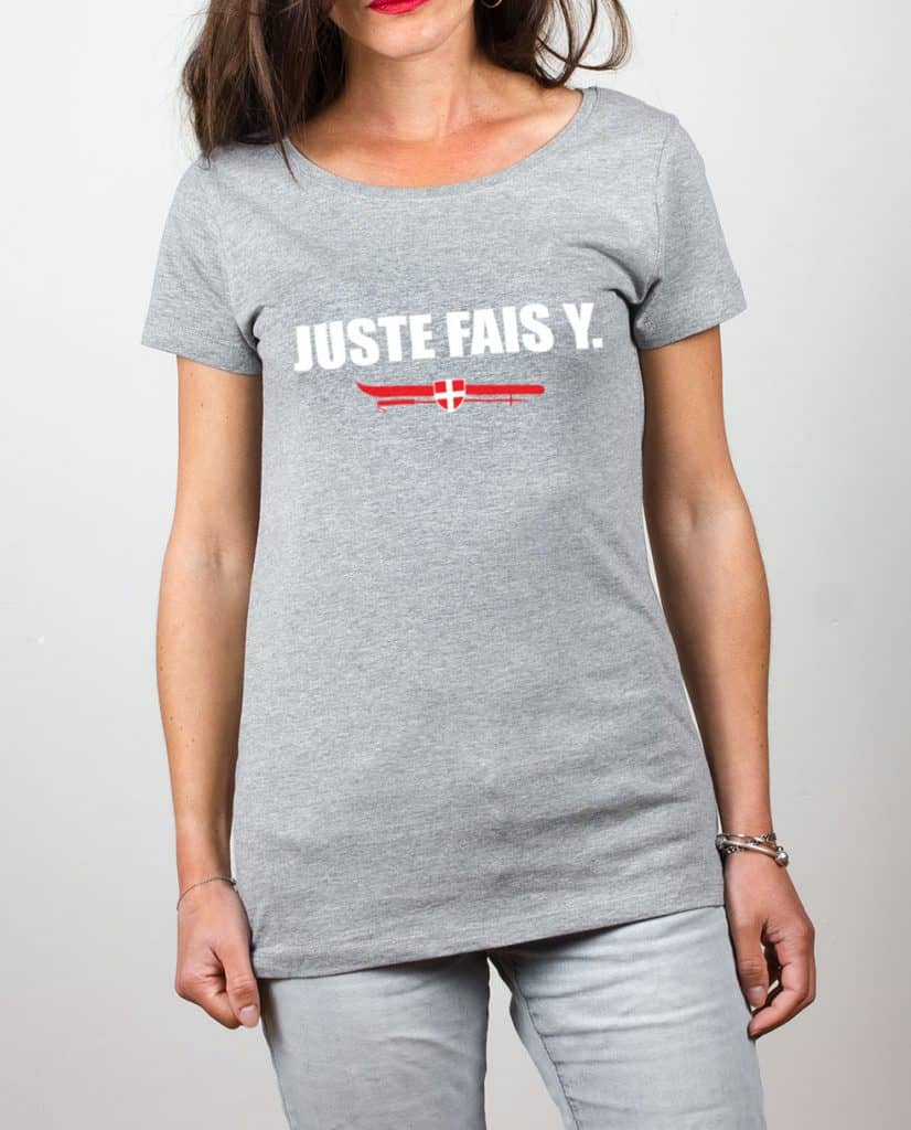 Les Savoyards - T-shirt Savoie Homme : JUSTE FAIS Y.