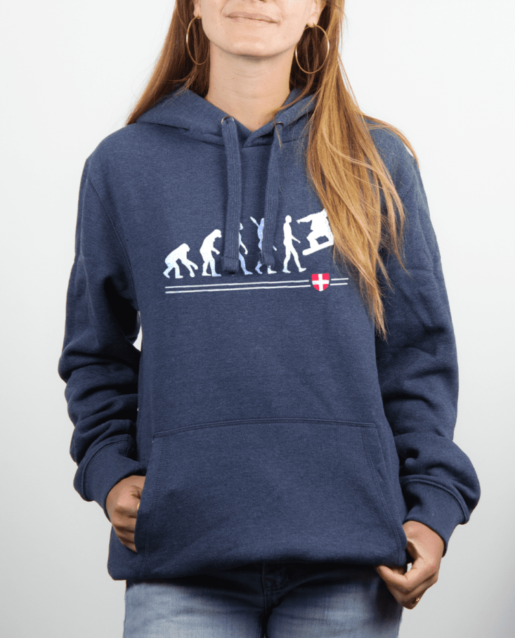 Sweat Femme Bleu Jean Evo Snow