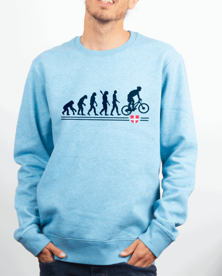 Pull Homme Bleu Ciel EVOLUTION VTT