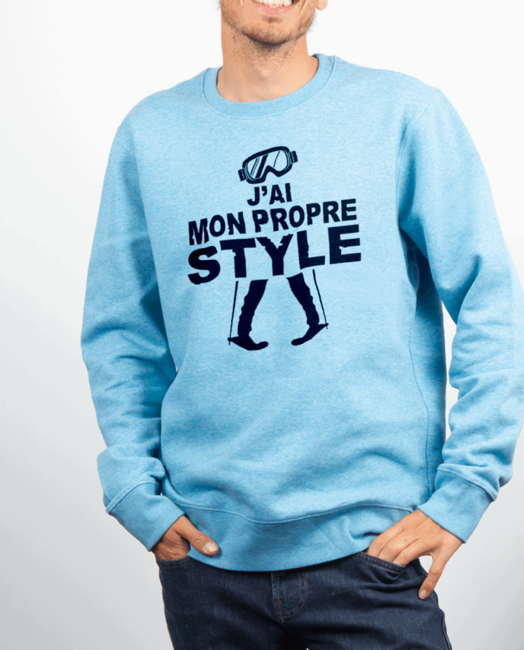 Pull Homme Bleu Ciel JAI MON PROPRE STYLE