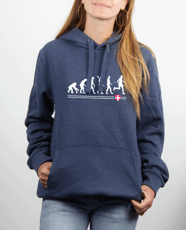 Sweat Femme Bleu Jean EVOLUTION TRAIL