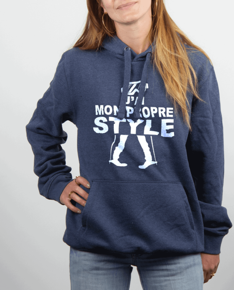 Sweat Femme Bleu Jean JAI MON PROPRE STYLE