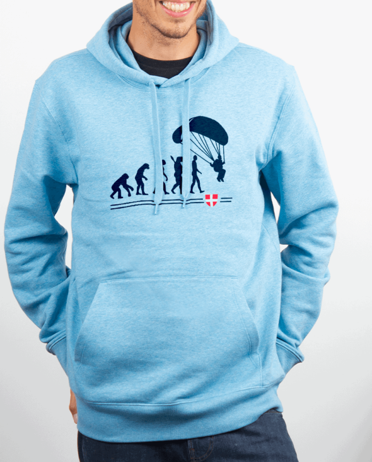 Sweat homme Bleu cie EVOLUTION PARAPENTE