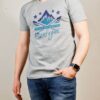 T-shirt Montagnard : Guide de Haute Montagne homme gris