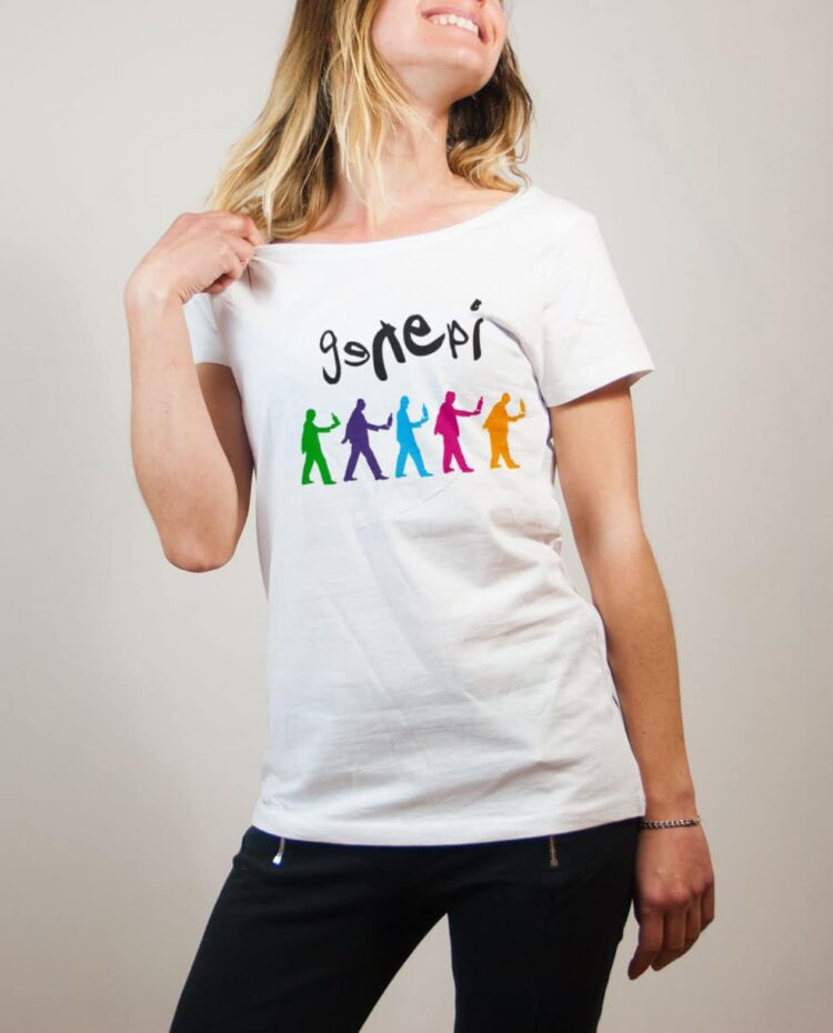 T-shirt Savoie : Genepi Genesis femme blanc