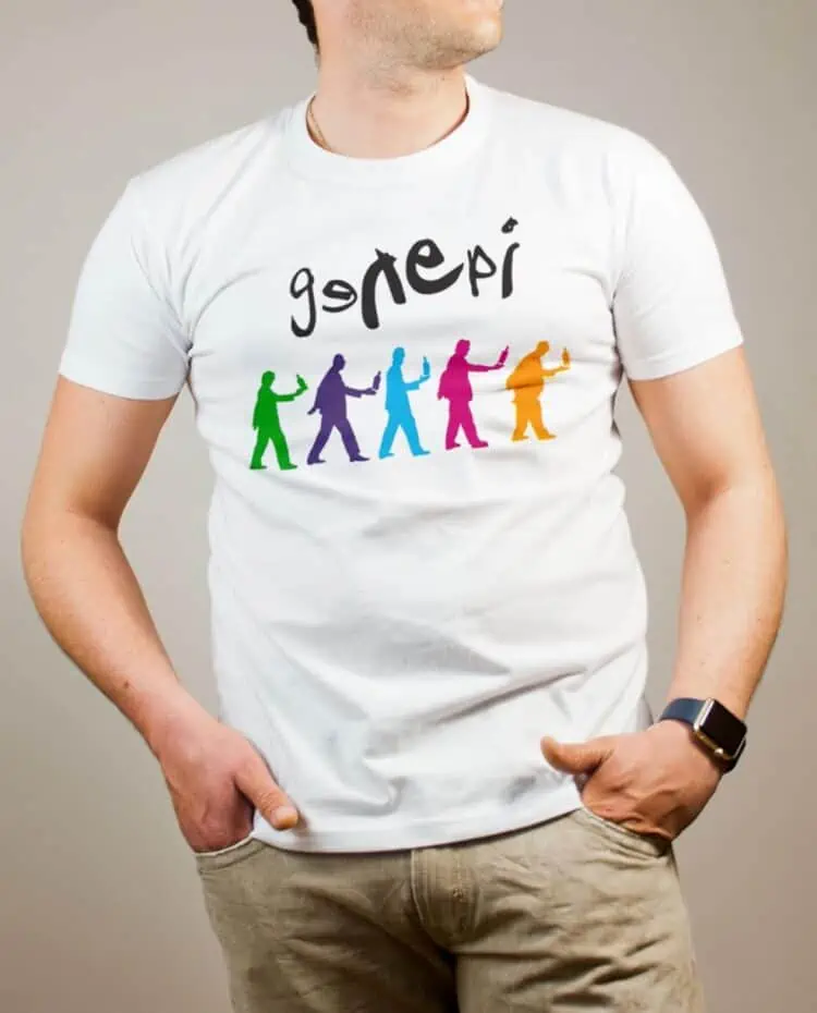 tshirt genepi homme blanc 1
