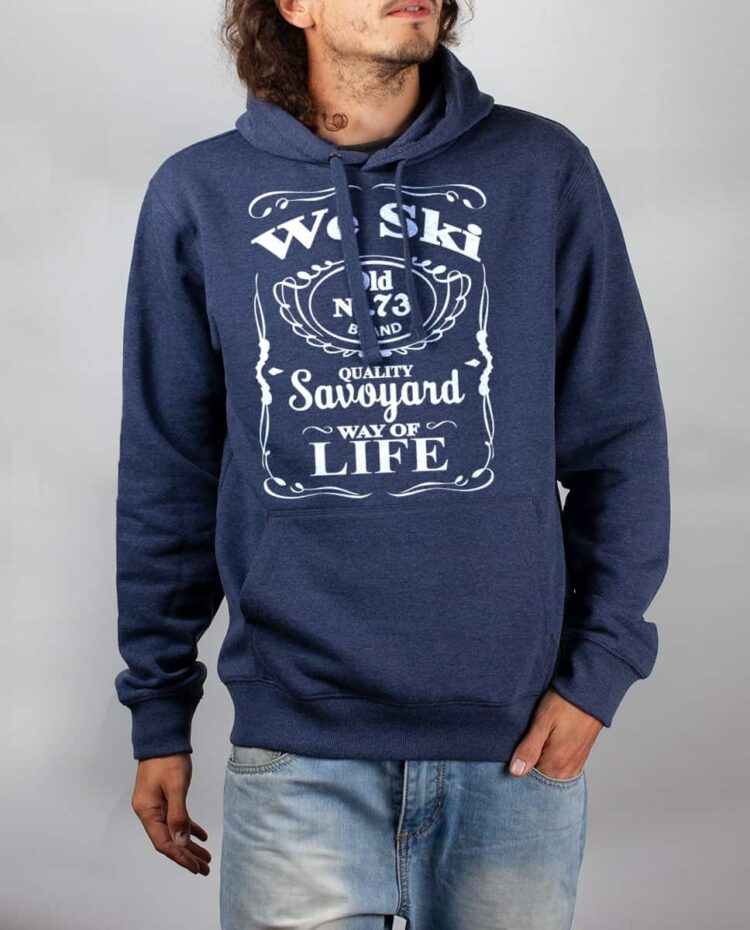 Sweat Bleu chine homme We Ski 73