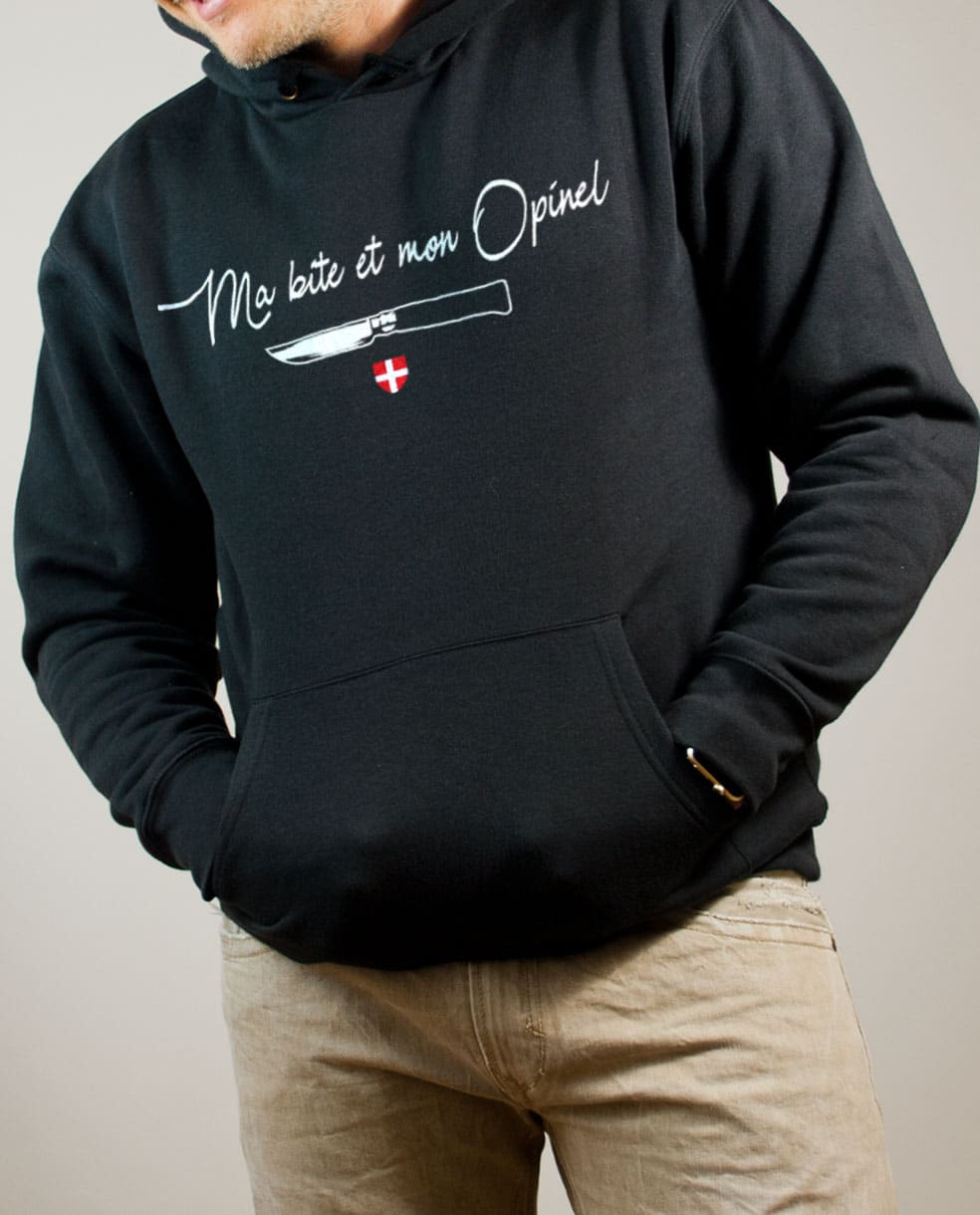 Sweat à Capuche Humour Beauf "Le Matin C'Est Dur Comme Ma Bite" - Coupe Classique 241g - Pour Réveils Difficiles