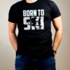 T-shirt Savoie : Born to Ski homme noir