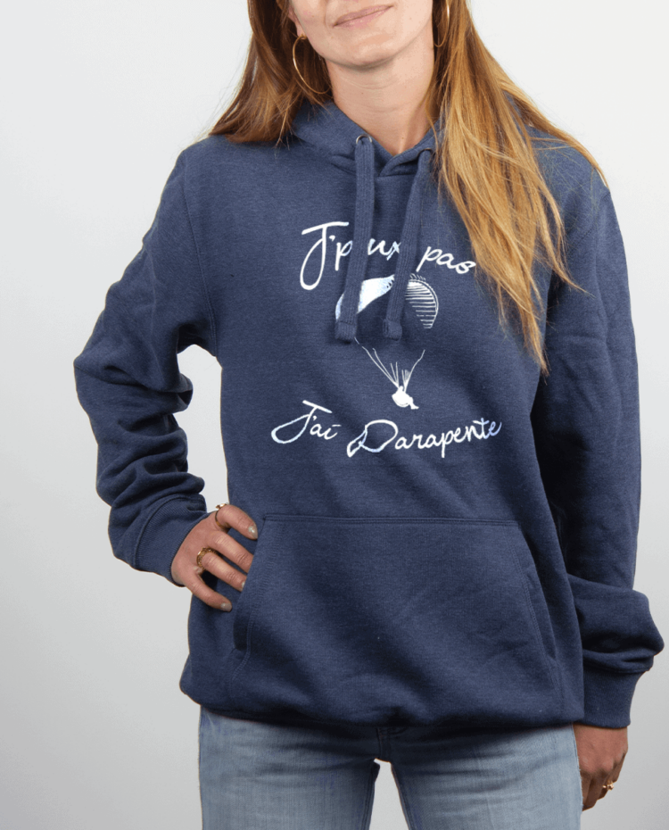 Sweat Femme Bleu Jean JPEUX PAS JAI PARAPENTE