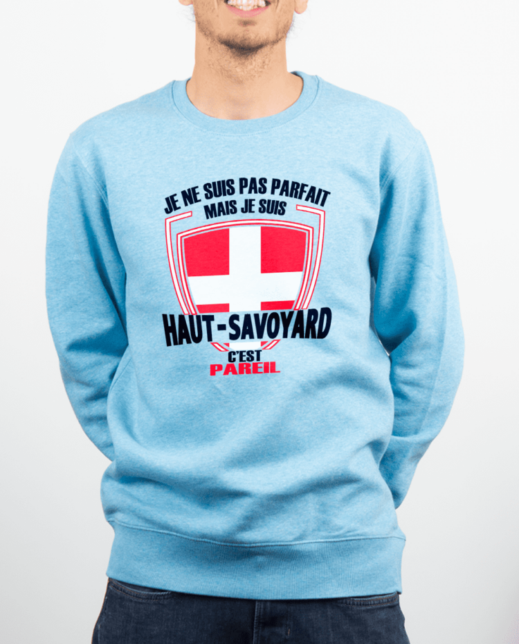 Pull Homme bleu ciel Parfait Haut Savoyard