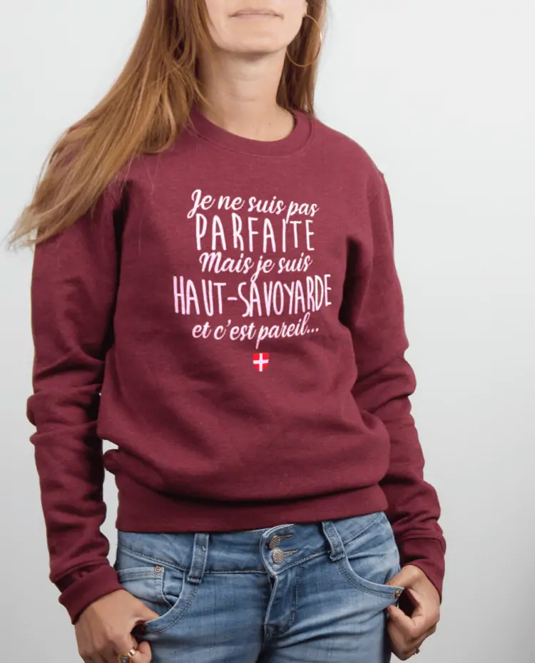 Pull femme Bordeau Parfaite haut Savoyarde