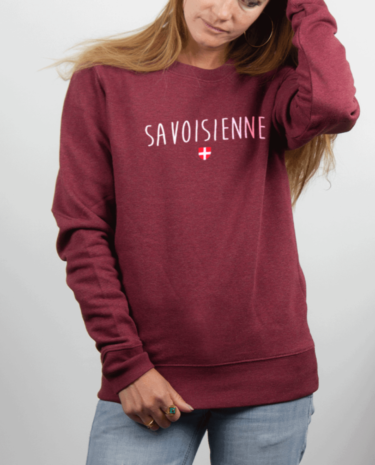 Pull femme rouge Bordeau SAVOISIENNE