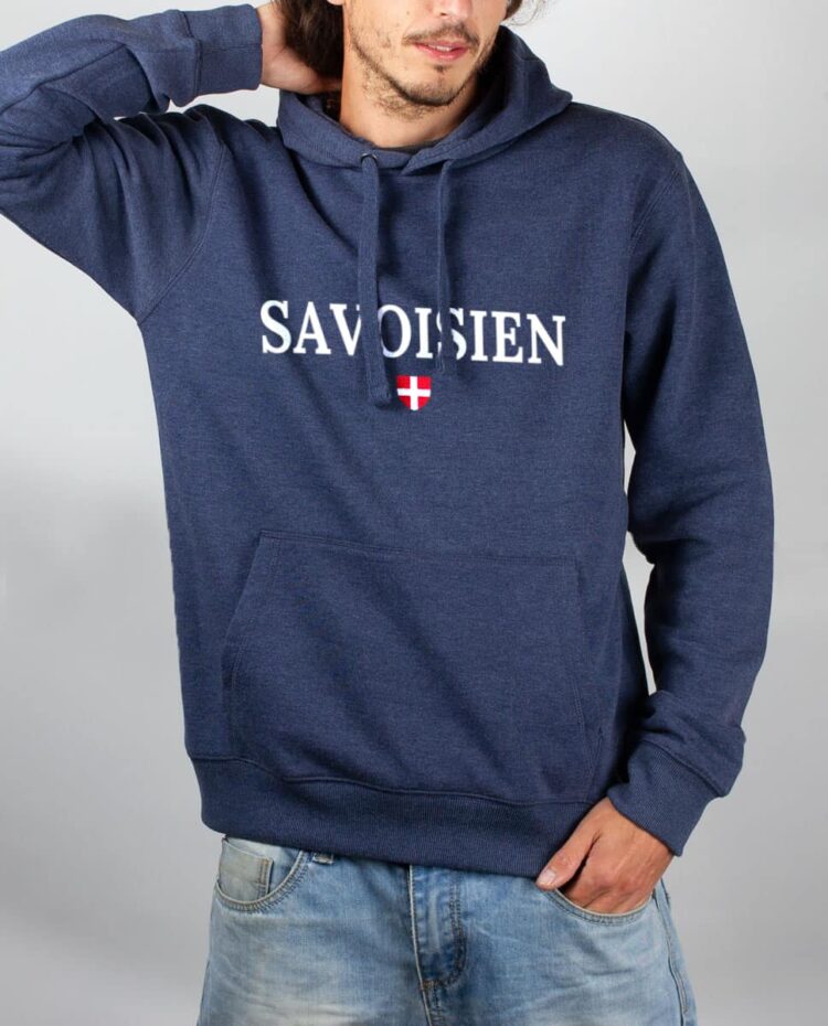 Sweat Bleu chine homme Savoisien