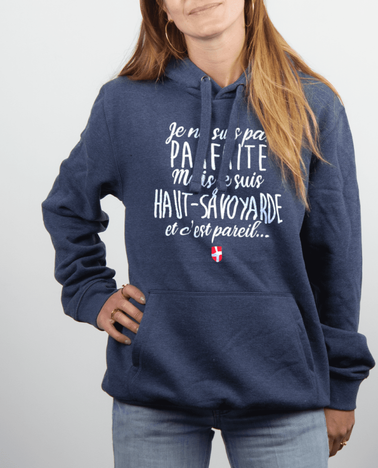 Sweat Femme Bleu Jean Parfaite haut Savoyarde