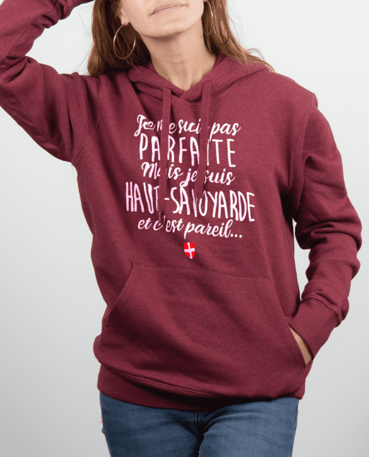 Sweat Femme Bordeau Parfaite haut Savoyarde