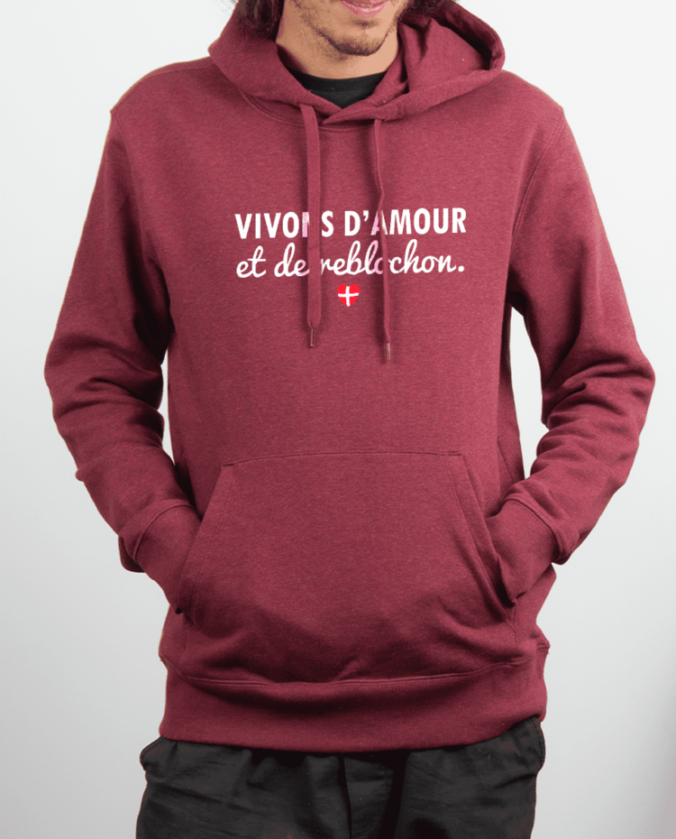 Sweat Homme Bordeau Amour et reblochon