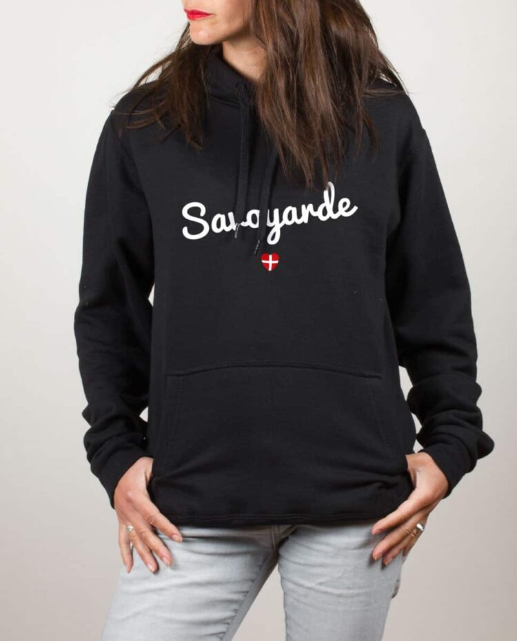 Sweat noir femme Savoyarde