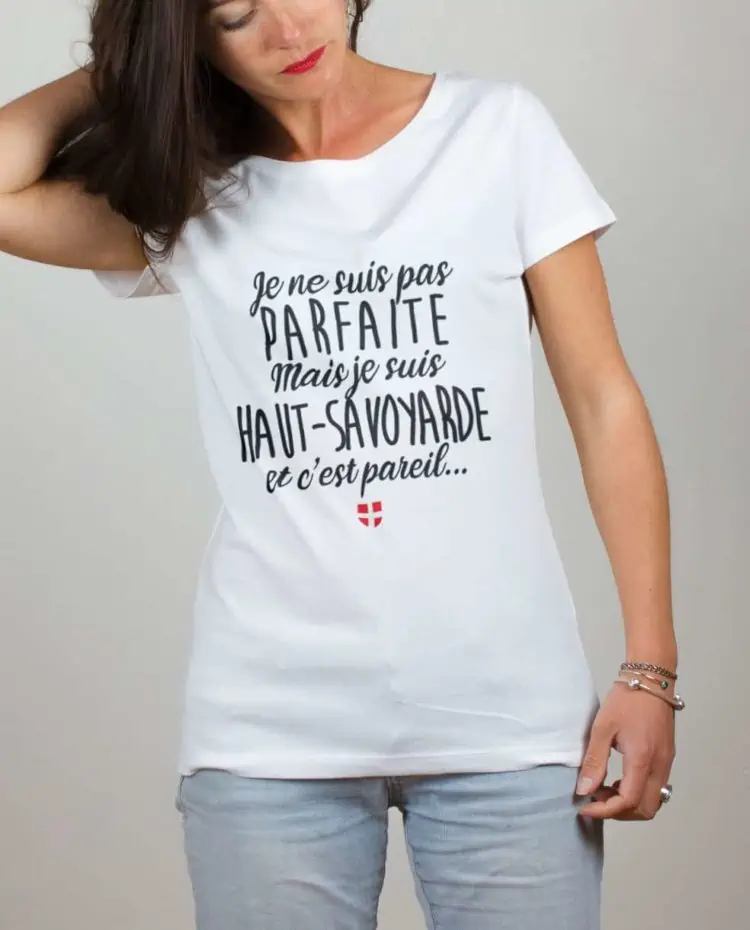 T shirt blanc femme Parfaite haut savoyarde