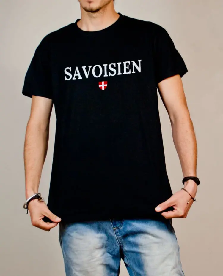 T-shirt Savoisien homme noir