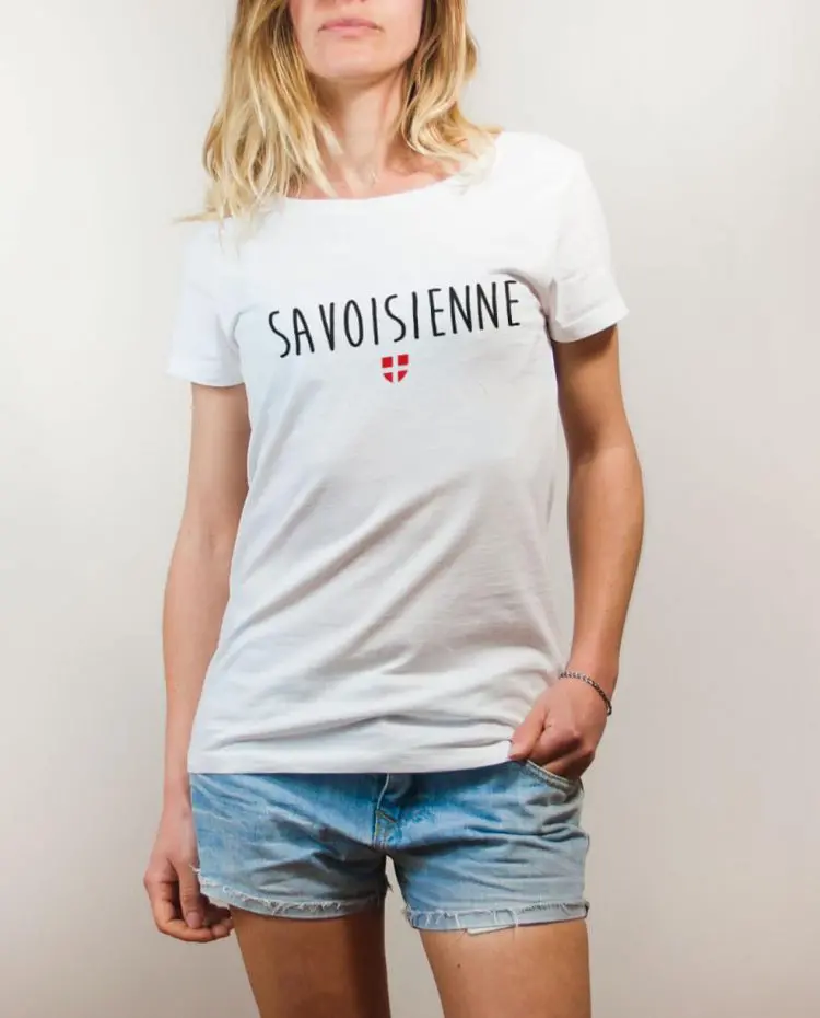 T-shirt Savoisienne femme blanc