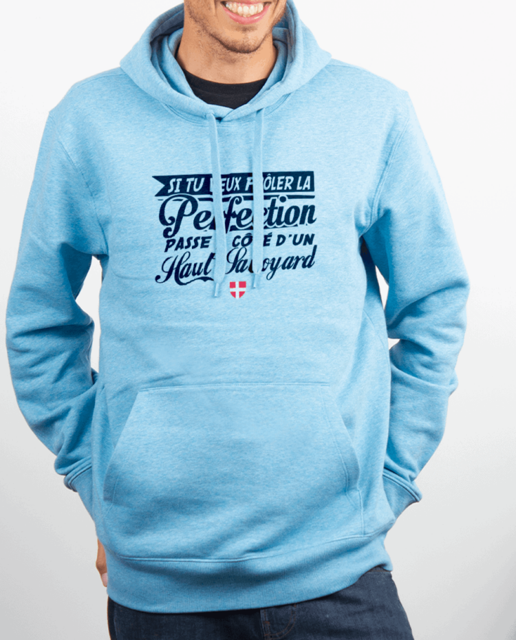 Sweat homme Bleu cie FROLE LA PERFECTION PASSE A COTE DUN HAUT SAVOYARD