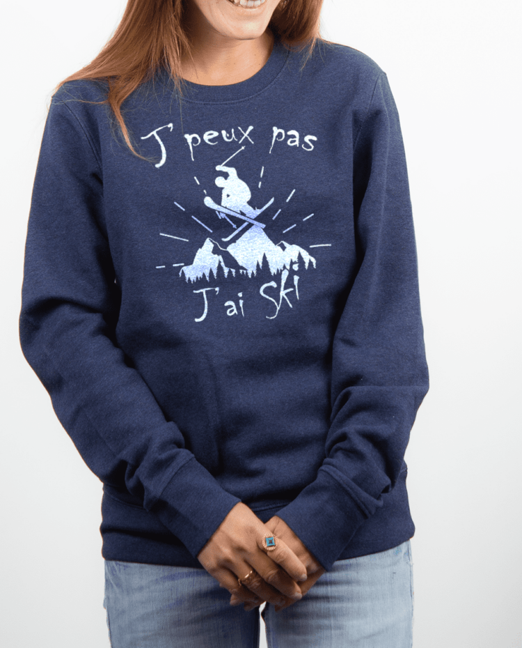 Pull Femme Bleu jean jpeux pas jai ski