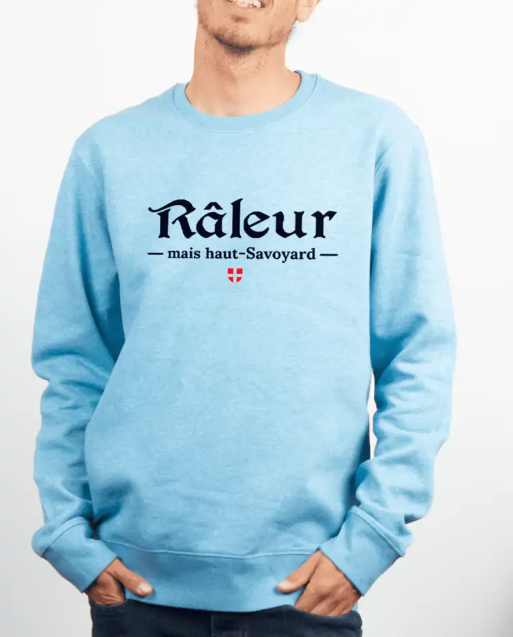 Pull Homme Bleu Ciel RALEUR HAUT SAVOYARD