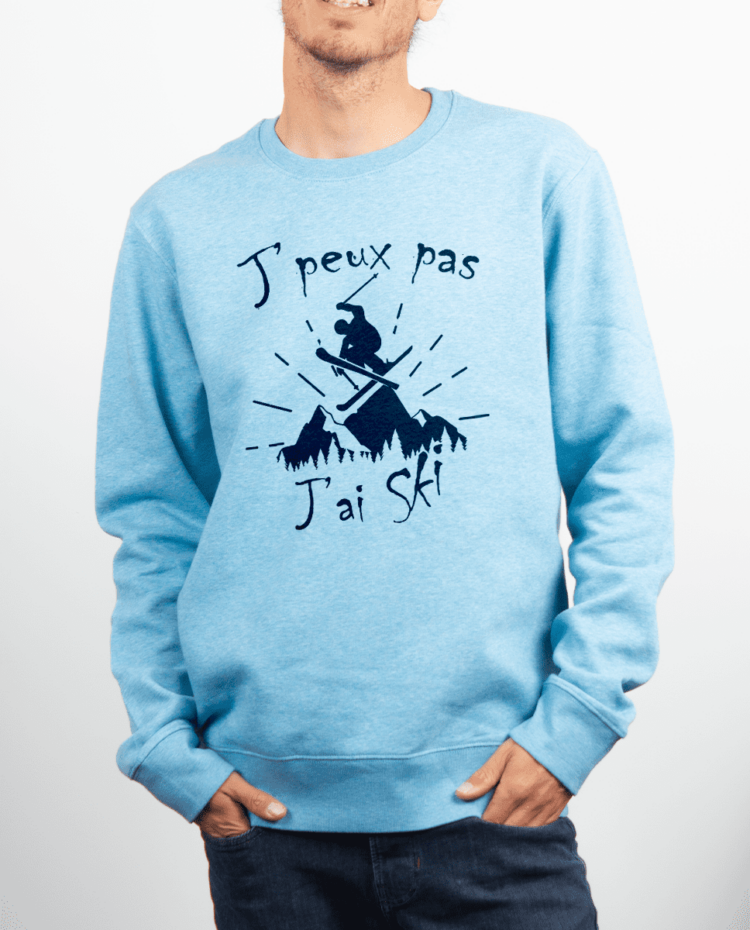 Pull Homme Bleu Ciel jpeux pas jai ski