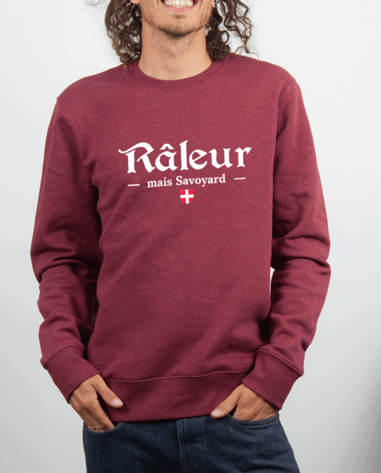 Pull Homme rouge Bordeau RALEUR SAVOYARD