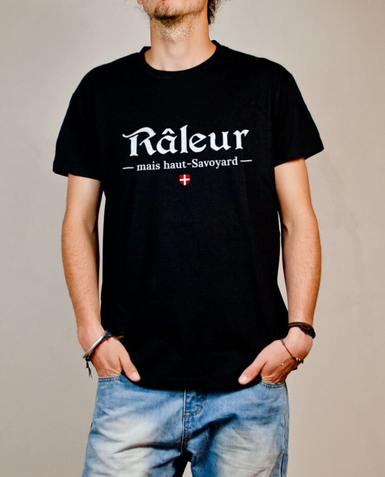 Raleur haut savoyard homme t shirt noir