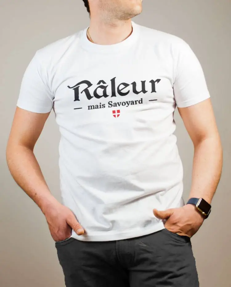 Raleur savoyard t shirt homme blanc