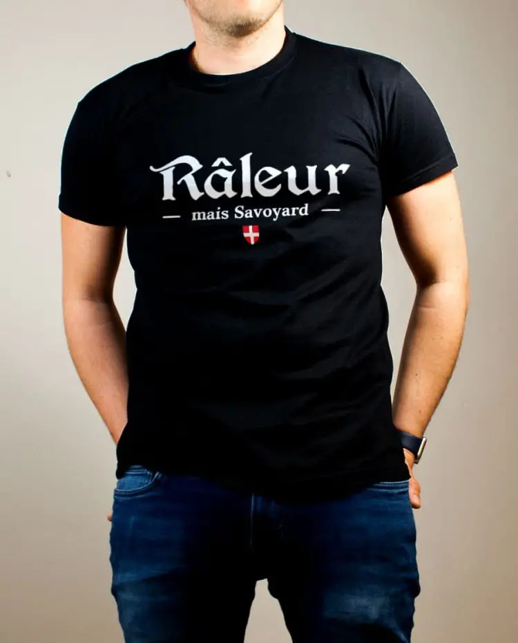 Raleur savoyard t shirt homme noir