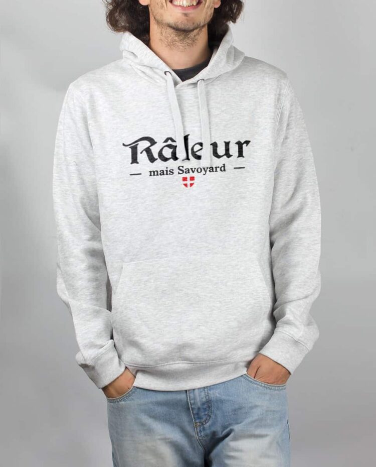 Sweat Blanc homme raleur mais savoyard