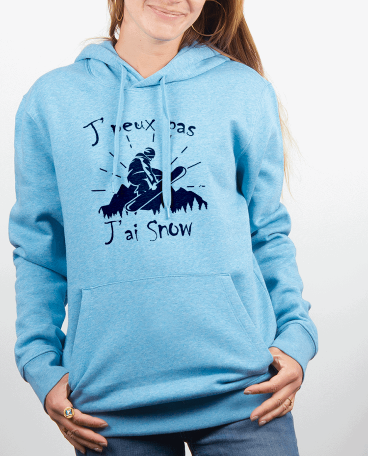 Sweat Femme Bleu Ciel JPEUX PAS JAI SNOW